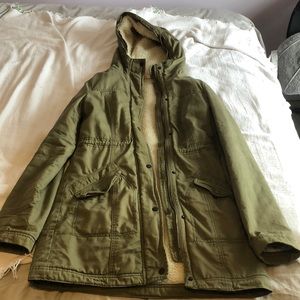 Hollister Knee Length Winter Jacket - Size S